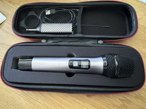 Microfon wireless TONOR Tw620 cu efect WOW – Karaoke acasă ca la nuntă photo review